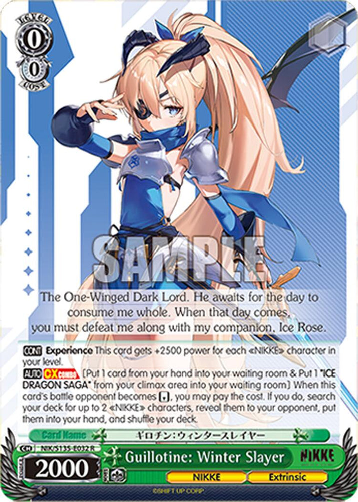 Guillotine: Winter Slayer (NIK/S135-E032) [GODDESS OF VICTORY: NIKKE Vol.2]