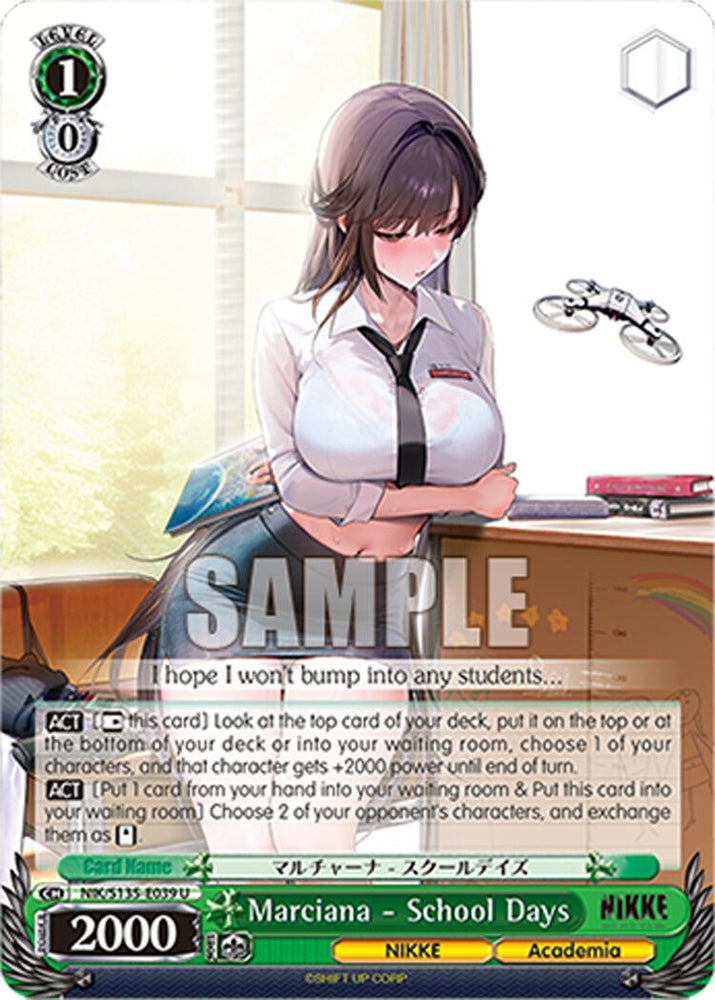 Marciana - School Days (NIK/S135-E039) [GODDESS OF VICTORY: NIKKE Vol.2]