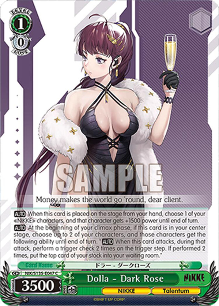 Dolla - Dark Rose (NIK/S135-E047) [GODDESS OF VICTORY: NIKKE Vol.2]