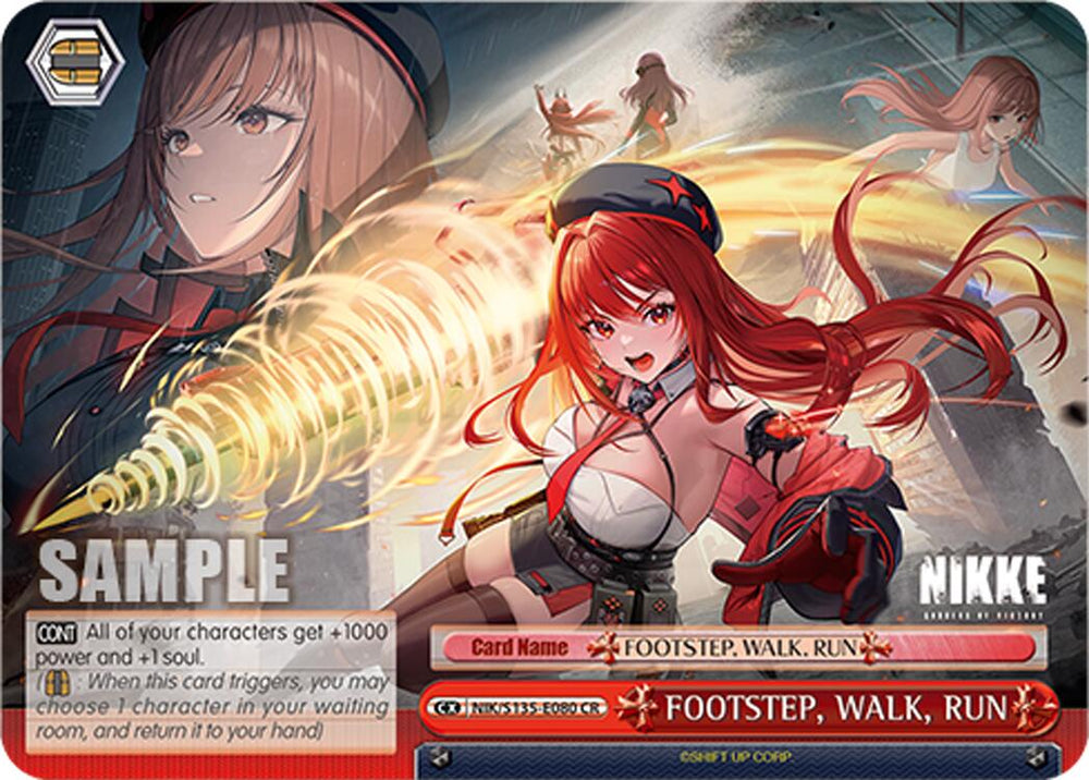 FOOTSTEP, WALK, RUN (NIK/S135-E080) [GODDESS OF VICTORY: NIKKE Vol.2]