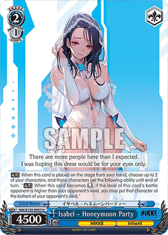 Isabel - Honeymoon Party (NIK/S135-E097) [GODDESS OF VICTORY: NIKKE Vol.2]