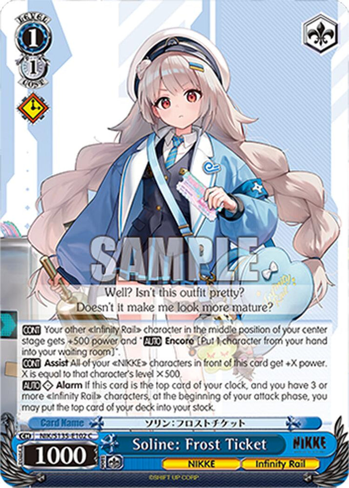 Soline: Frost Ticket (NIK/S135-E102) [GODDESS OF VICTORY: NIKKE Vol.2]