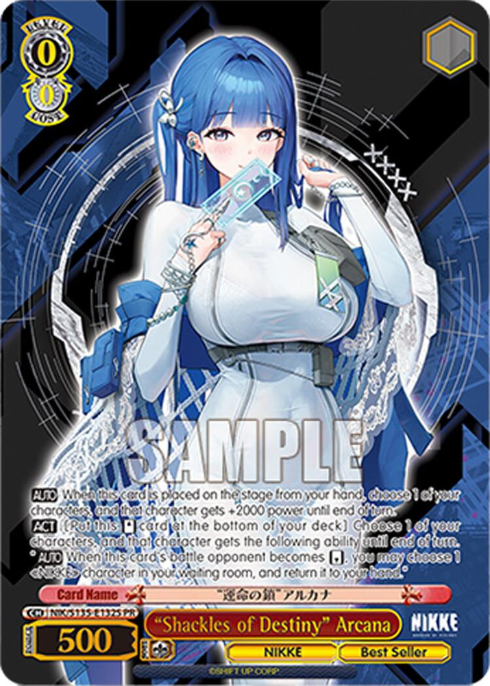 "Shackles of Destiny" Arcana (NIK/S135-E132S) (PR) [GODDESS OF VICTORY: NIKKE Vol.2]