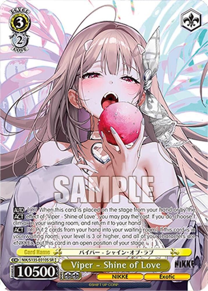 Viper - Shine of Love (NIK/S135-E010S) (SR) [GODDESS OF VICTORY: NIKKE Vol.2]