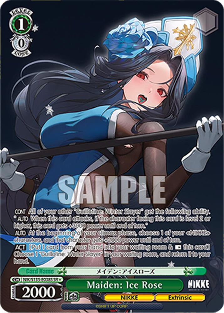 Maiden: Ice Rose (NIK/S135-E038S) (SR) [GODDESS OF VICTORY: NIKKE Vol.2]