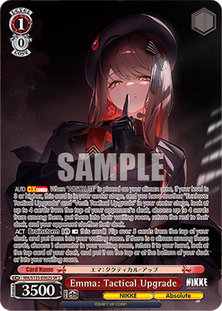 Emma: Tactical Upgrade (NIK/S135-E062S) (SR) [GODDESS OF VICTORY: NIKKE Vol.2]