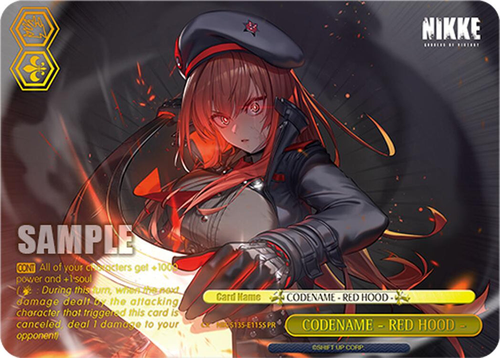 CODENAME - RED HOOD - (NIK/S135-E115S) (PR) (Foil) [GODDESS OF VICTORY: NIKKE Vol.2]