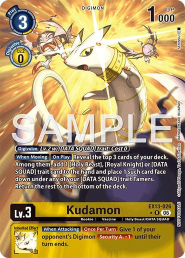 Kudamon [EX13-026] (Extended Art) [Chivalrous XIII]