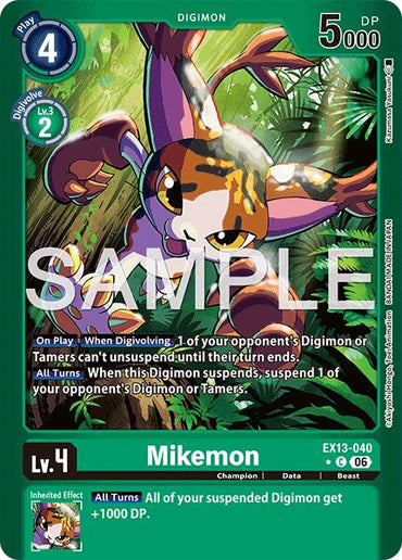 Mikemon [EX13-040] (Limited Foil) [Chivalrous XIII]