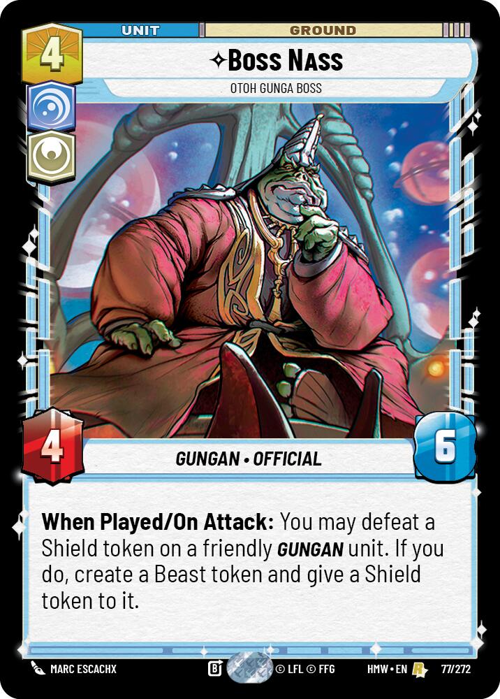 Boss Nass - Otoh Gunga Boss (77/272) (77/272) [Homeworlds]