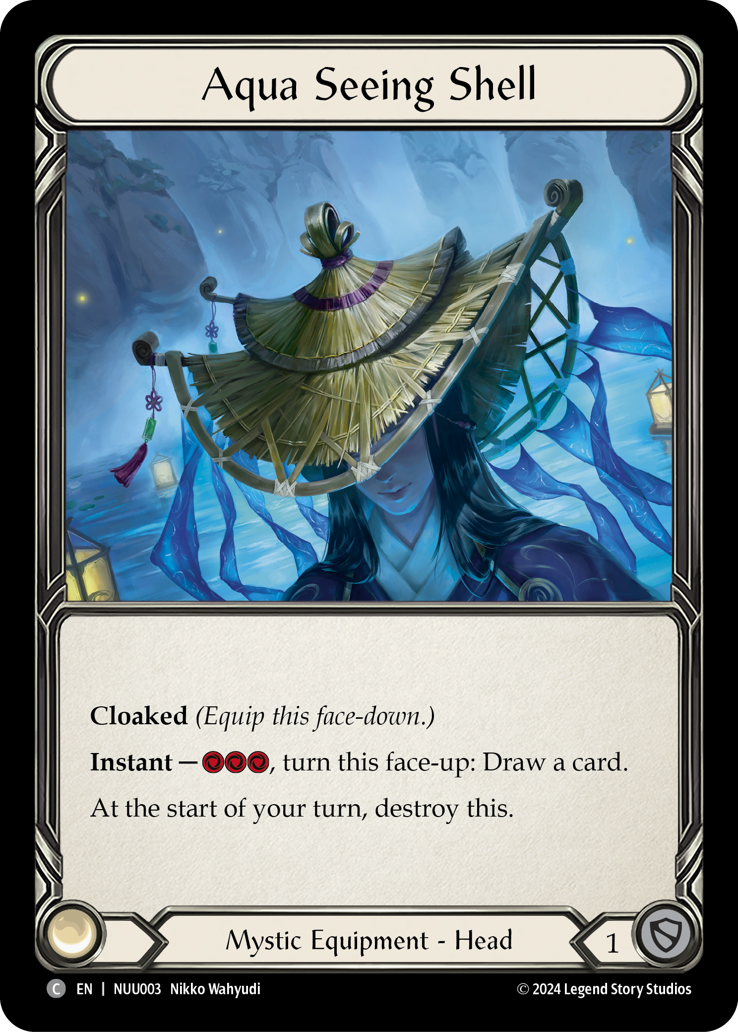 Aqua Seeing Shell [NUU003] (Part the Mistveil Nuu Blitz Deck)