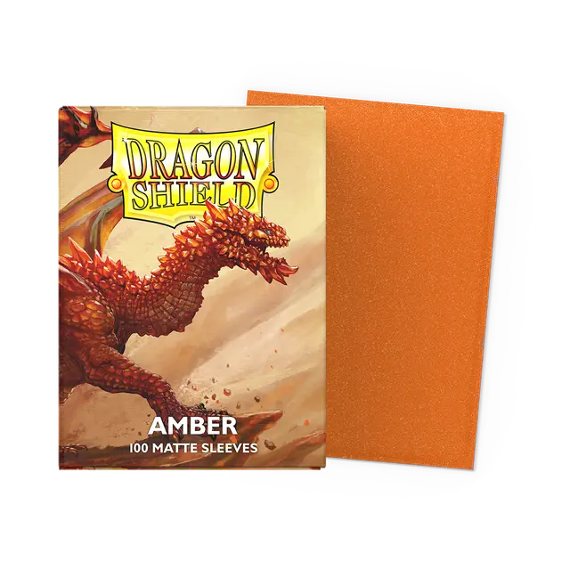 Dragon Shield - Matte - Amber