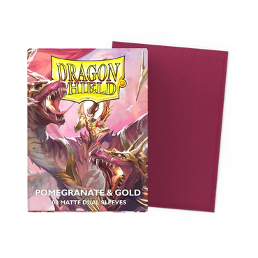 Dragon Shield - Matte - Pomegranate & Gold