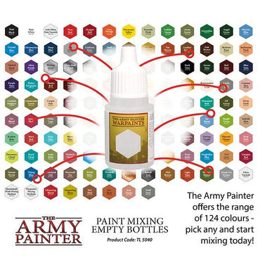 Army Painter Paint Mixing Empty Bottles