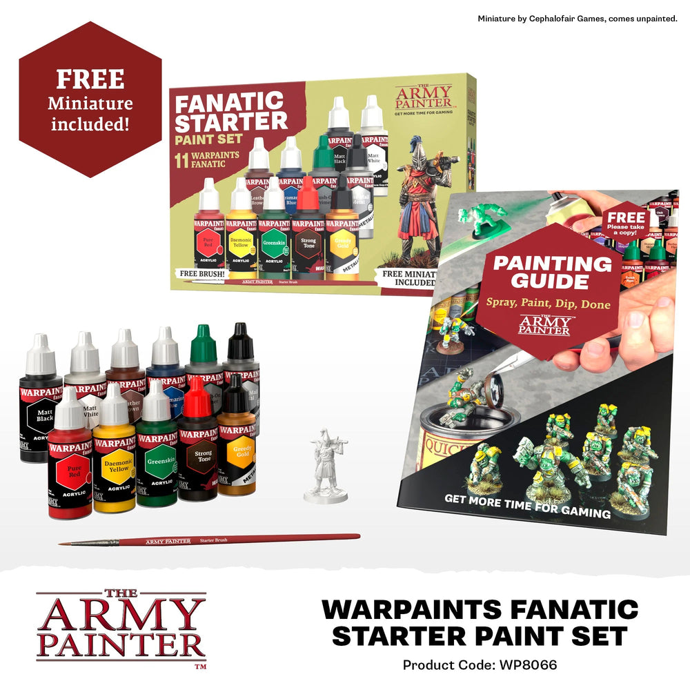 Army Painter Fanatic Starter Paint Set