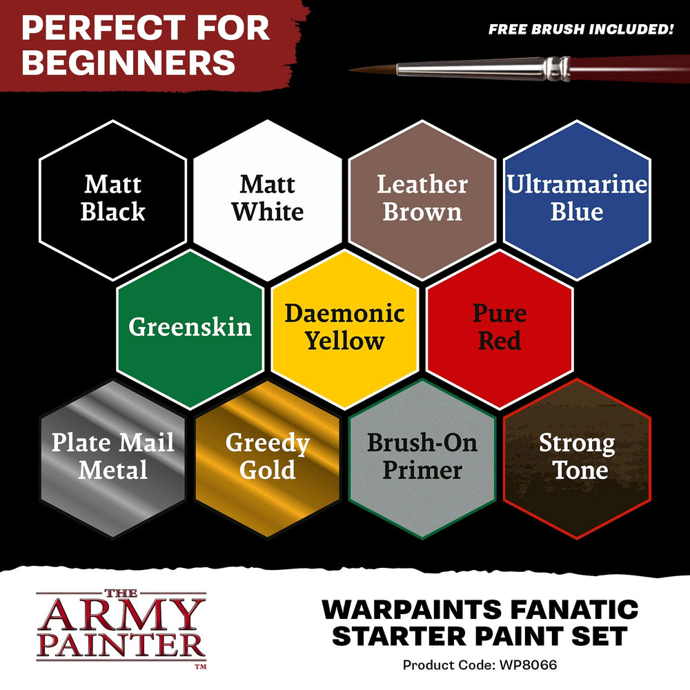 Army Painter Fanatic Starter Paint Set