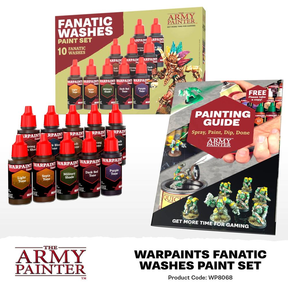 Army Painter Warpaints Fanatic Washes Paint Set