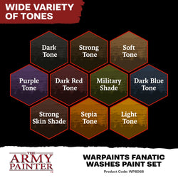 Army Painter Warpaints Fanatic Washes Paint Set