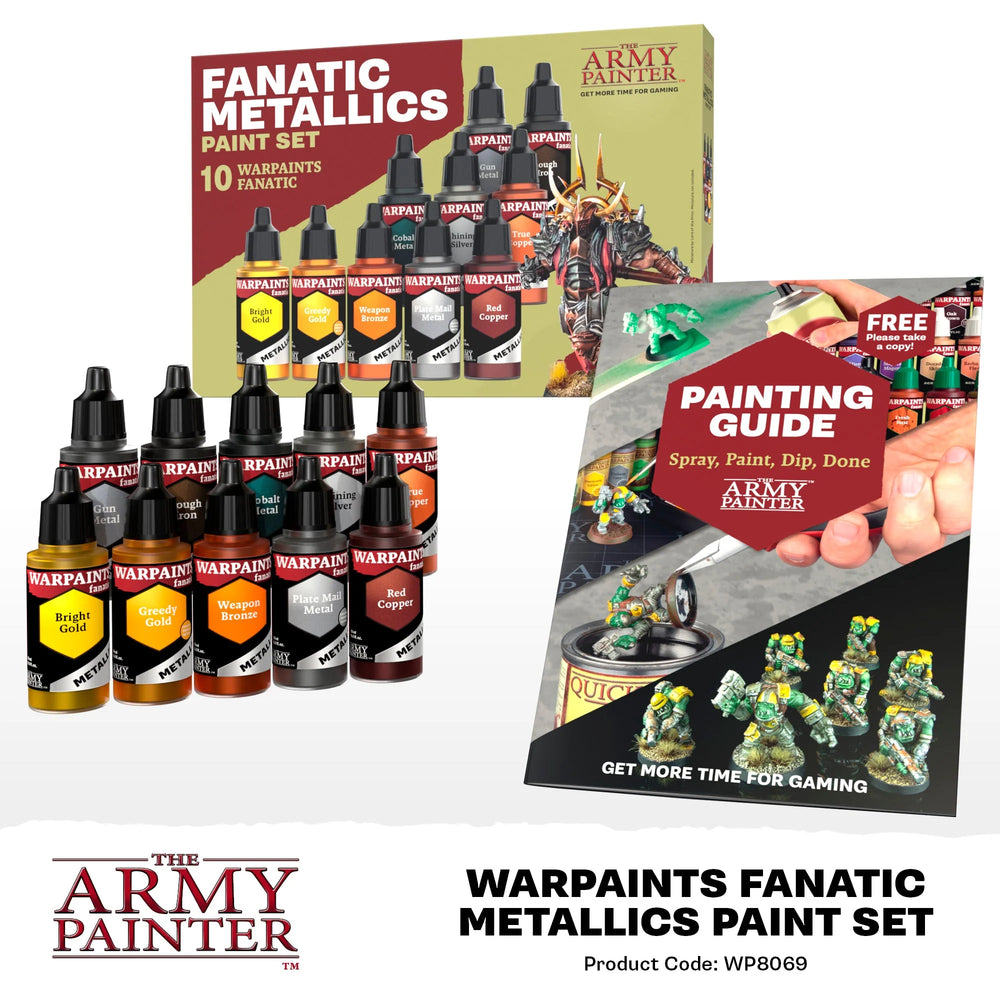 Army Painter Warpaints Fanatic Metallics Paint Set