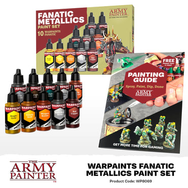 Army Painter Warpaints Fanatic Metallics Paint Set