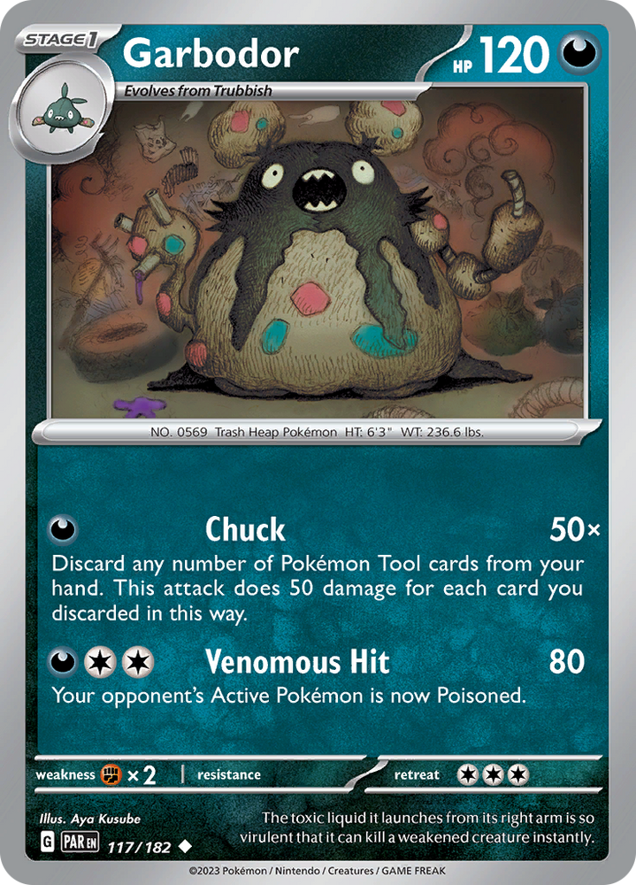 Garbodor (117/182) [Scarlet & Violet: Paradox Rift]