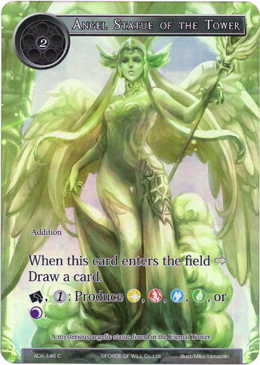 Angel Statue of the Tower (Full Art) (ADK-146) [Advent of the Demon King]