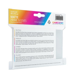 Gamegenic Matte Prime Sleeves: White