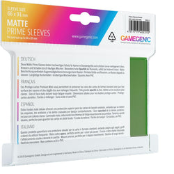 Gamegenic Matte Prime Sleeves: Green