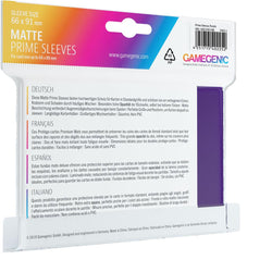Gamegenic Matte Prime Sleeves: Purple