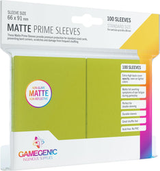 Gamegenic Matte Prime Sleeves: Lime