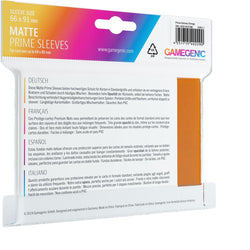 Gamegenic Matte Prime Sleeves: Orange