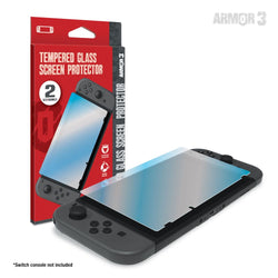Tempered Glass Screen Protector 2 Pk For: Nintendo Switch®