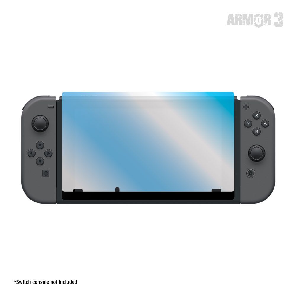 Tempered Glass Screen Protector 2 Pk For: Nintendo Switch®