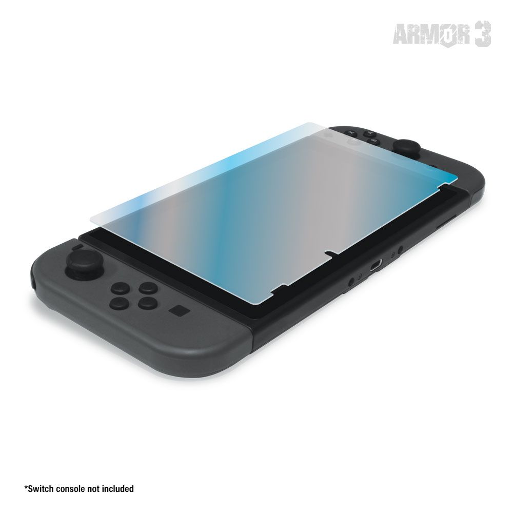 Tempered Glass Screen Protector 2 Pk For: Nintendo Switch®