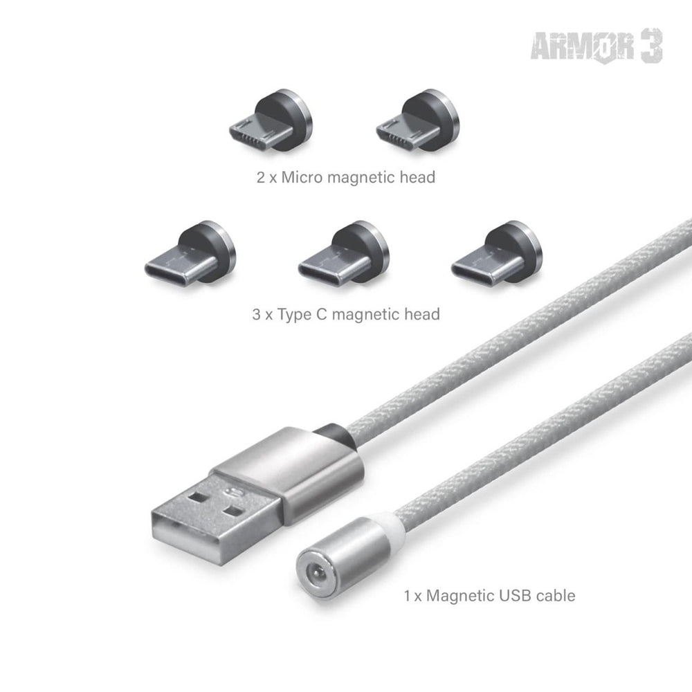 Universal Magnetic Charging Cable Set