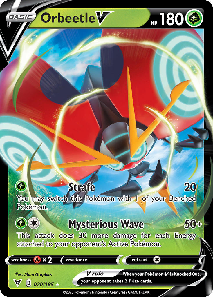 Orbeetle V (020/185) [Sword & Shield: Vivid Voltage]