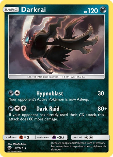 Darkrai (87/147) [Sun & Moon: Burning Shadows]