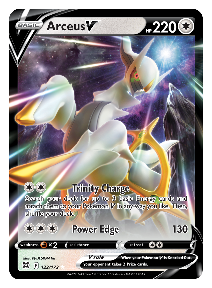 Arceus V (122/172) [Sword & Shield: Brilliant Stars]